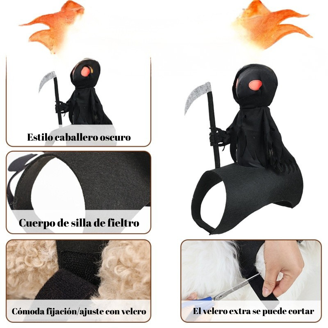 Disfraz para Mascotas estilo Caballero oscuro