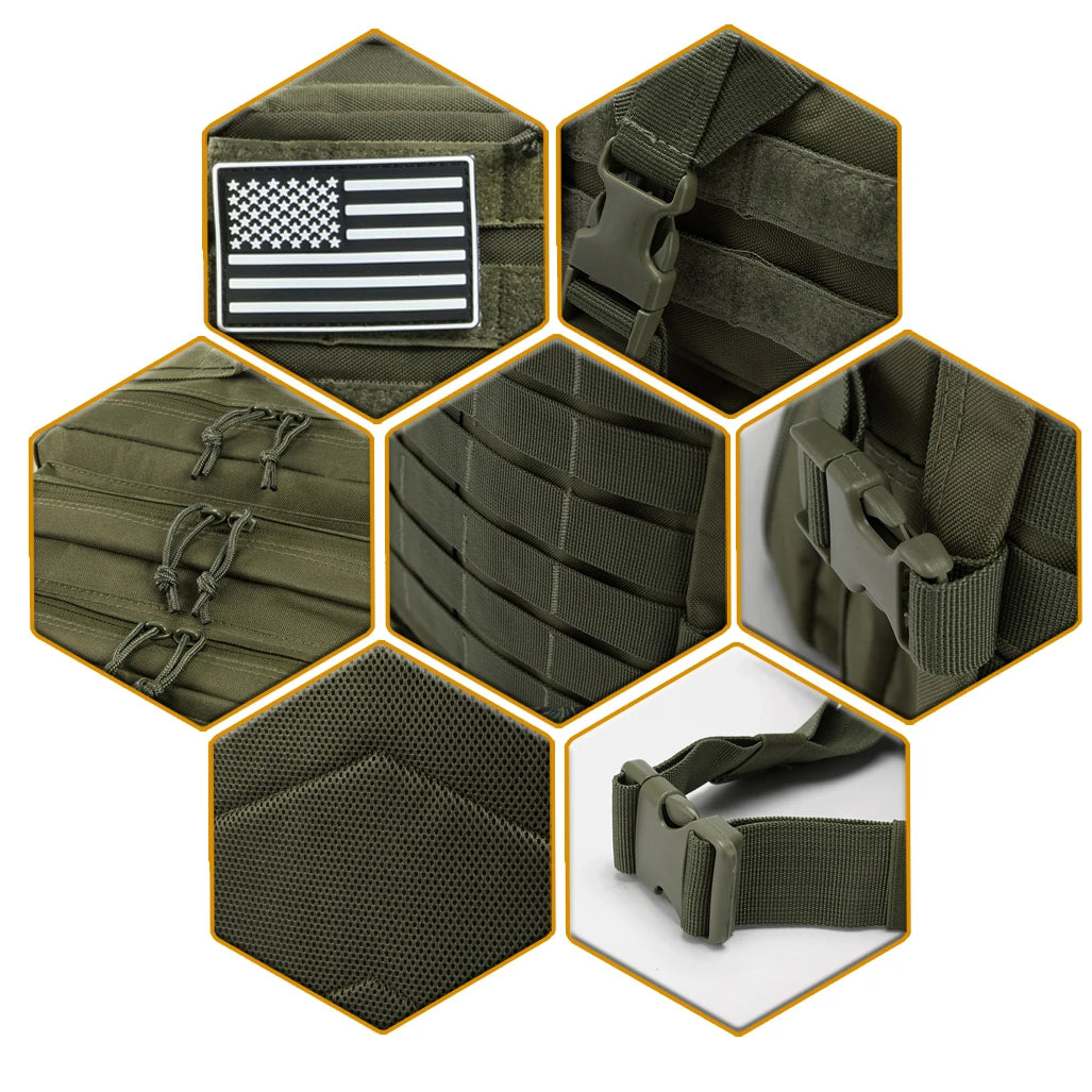 Mochilas tácticas de50L , Mochila  para senderismo y caza y otras aventuras
