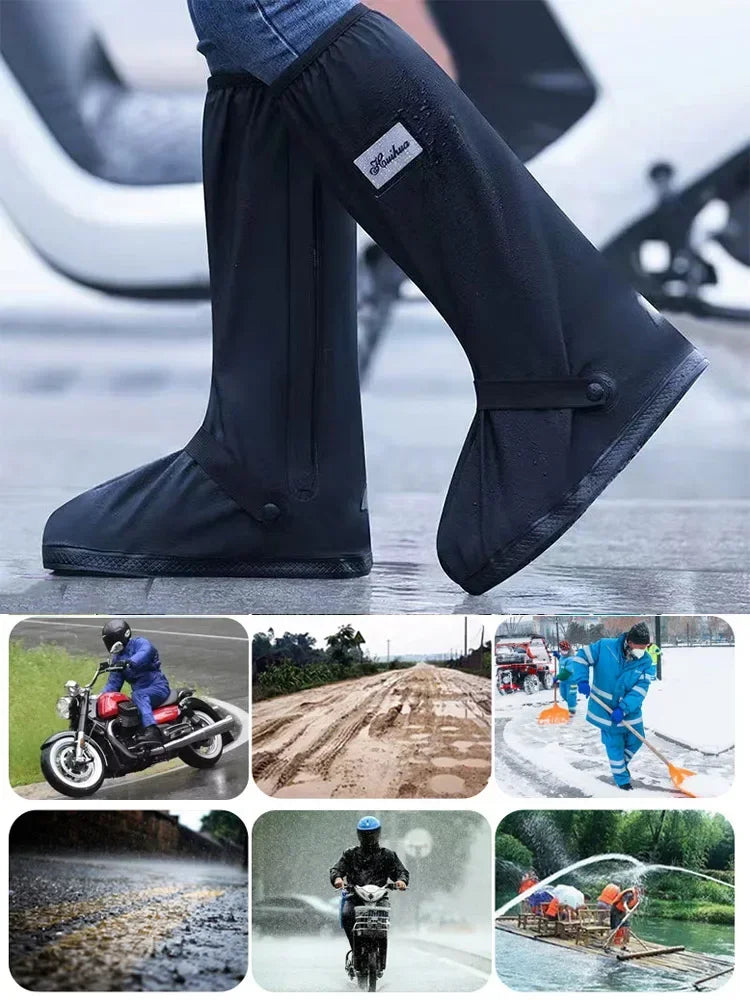 Cubre zapatos impermeable para uso motociclista,  Chubasquero para zapatos, exclusivo para dias lluviosos