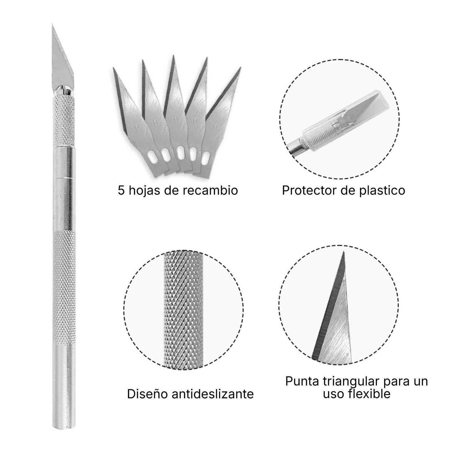 Kit de herramientas para colocar vinilos adhesivos, polarizados, entre otros